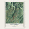 Lovingston, Virginia map print, the full design