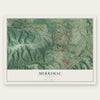 Merrimac, Virginia map print, the full design