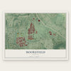 Moorefield, Virginia map print, the full design