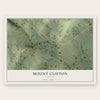 Mount Clifton, Virginia map print, the full design