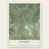 New Hope, Virginia map print, the full design