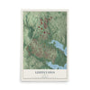 Map of Leesylvania, Virginia, 12 x 18 inch unframed archival matte print