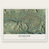 Riverview, Virginia map print, the full design
