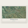Sperryville, Virginia map print, the full design