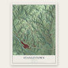 Stanleytown, Virginia map print, the full design