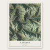 Vansant, Virginia map print, the full design
