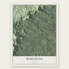 Woolwine, Virginia map print, the full design