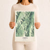 Map of Athens, Vermont, 12 x 18 inch unframed archival matte print