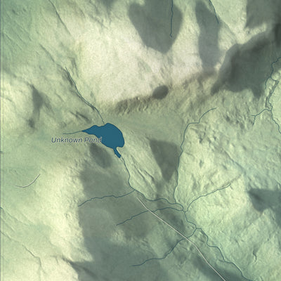 Terrain and local geography detail from the Avery's Gore, Vermont map