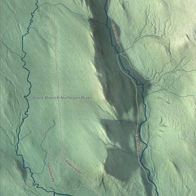 Street and neighborhood detail from the Bloomfield, Vermont map
