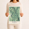 Map of Brunswick, Vermont, 12 x 18 inch unframed archival matte print