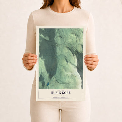 Buels Gore, Vermont map print - 12 x 18 archival matte print