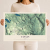 Map of Canaan, Vermont, 12 x 18 inch unframed archival matte print