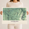 Map of Enosburgh, Vermont, 12 x 18 inch unframed archival matte print
