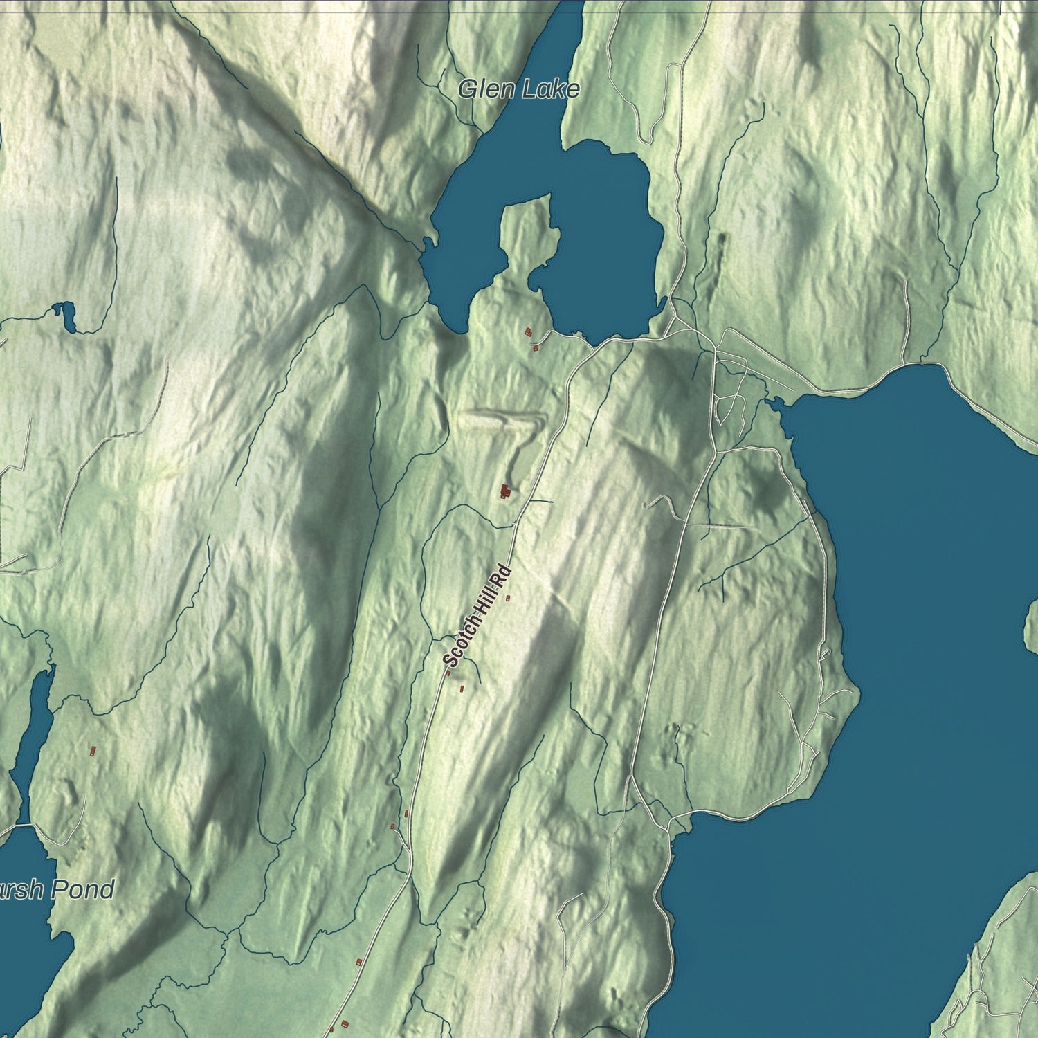 Street and neighborhood detail from the Fair Haven, Vermont map