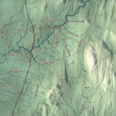 Street and neighborhood detail from the Ferrisburgh, Vermont map