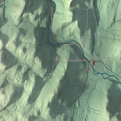 Street and neighborhood detail from the Grafton, Vermont map