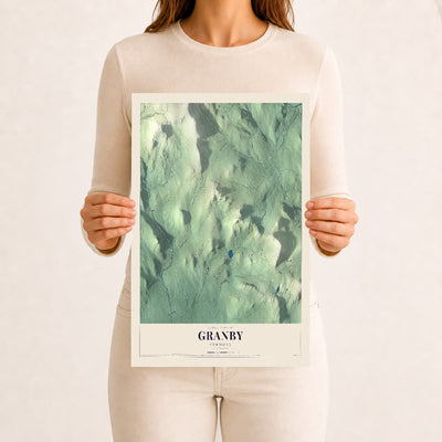 Granby, Vermont map print - 12 x 18 archival matte print