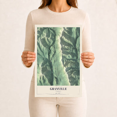 Granville, Vermont map print - 12 x 18 archival matte print
