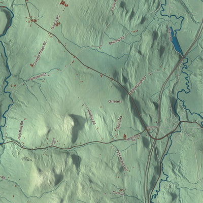 Street and neighborhood detail from the Irasburg, Vermont map