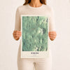 Map of Jericho, Vermont, 12 x 18 inch unframed archival matte print
