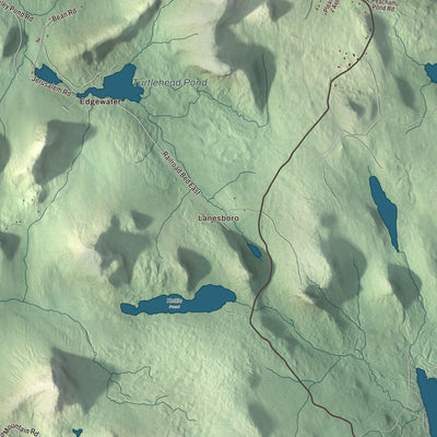 Street and neighborhood detail from the Marshfield, Vermont map