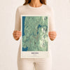 Map of Milton, Vermont, 12 x 18 inch unframed archival matte print