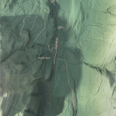 Street and neighborhood detail from the Mount Tabor, Vermont map