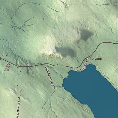 Street and neighborhood detail from the Norton, Vermont map
