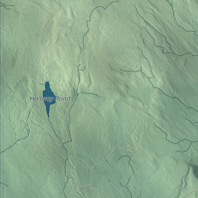 Terrain and local geography detail from the Norton, Vermont map