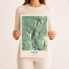 Map of Pawlet, Vermont, 12 x 18 inch unframed archival matte print
