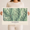 Map of Randolph, Vermont, 12 x 18 inch unframed archival matte print
