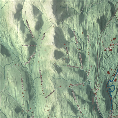 Street and neighborhood detail from the St. Johnsbury, Vermont map