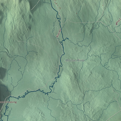 Terrain and local geography detail from the Victory, Vermont map