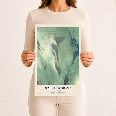 Warner's Grant, Vermont map print - 12 x 18 archival matte print