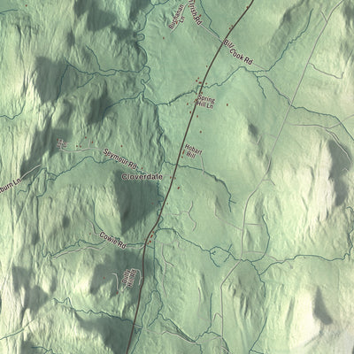 Street and neighborhood detail from the Westford, Vermont map