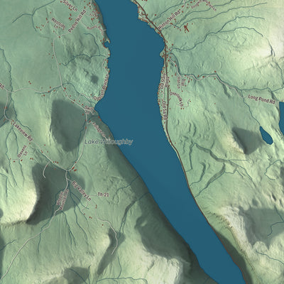 Street and neighborhood detail from the Westmore, Vermont map