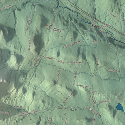 Street and neighborhood detail from the Wheelock, Vermont map