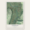 Alderton, Washington map print, the full design
