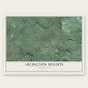 Arlington Heights, Washington map print, the full design