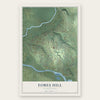 Fobes Hill, Washington map print, the full design
