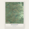 Hockinson, Washington map print, the full design