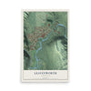 Map of Leavenworth, Washington, 12 x 18 inch unframed archival matte print