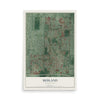 Map of Midland, Washington, 12 x 18 inch unframed archival matte print