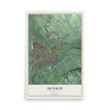 Map of Monroe, Washington, 12 x 18 inch unframed archival matte print