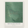 Qui-nai-elt Village, Washington map print, the full design