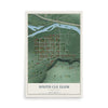 Map of South Cle Elum, Washington, 12 x 18 inch unframed archival matte print