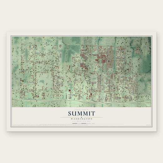 Summit, Washington map print, the full design
