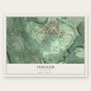 Tehaleh, Washington map print, the full design