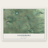 Venersborg, Washington map print, the full design